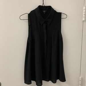 Black Cue Blouse Sleeveless